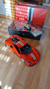 CaDA Master C61042w Supercar Ferrari 488 Klemmbausteine,3187/pcs Technik Groß Ferngesteuert Auto 1:8 Bausteine,MOC Sportwagen Modell Spielzeug