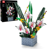 Mould King 10025 Orchidee Set für LEGO Blumen