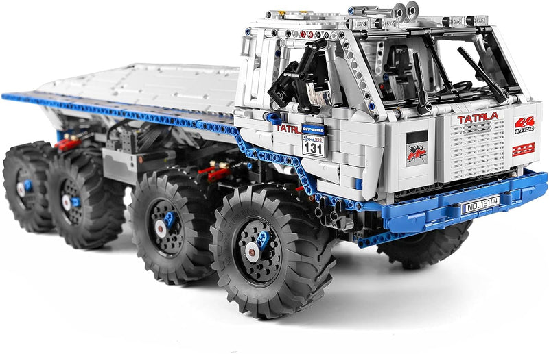 Technik Offroader TATRA LKW, 3640+ Teile Technik LKW mit 9 Motoren, Riesiges Modell Klemmbausteine Bauset Kompatibel mit LEGO Technik