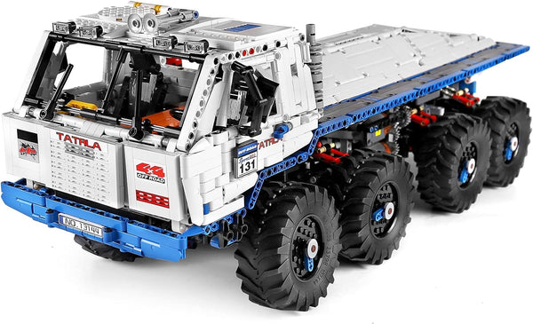 Technik Offroader TATRA LKW, 3640+ Teile Technik LKW mit 9 Motoren, Riesiges Modell Klemmbausteine Bauset Kompatibel mit LEGO Technik