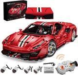 CaDA Master C61042w Supercar Ferrari 488 Klemmbausteine,3187/pcs Technik Groß Ferngesteuert Auto 1:8 Bausteine,MOC Sportwagen Modell Spielzeug