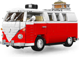 T1 Campingbus Modell, Kreativität Der öffentliche Bus Auto Modellauto Bausatz 2056 Teile