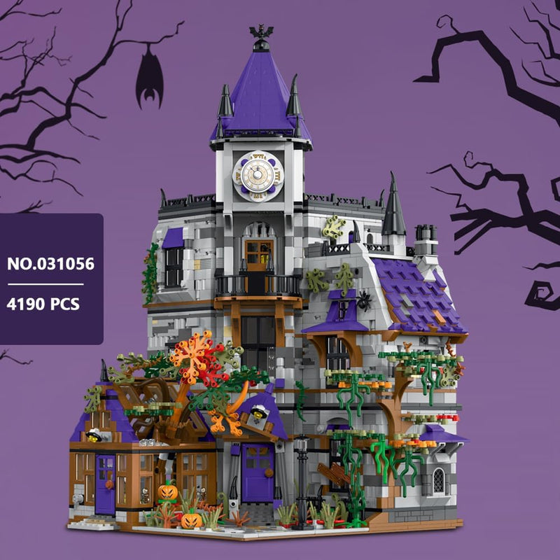 Mittelalterlich Burg Bausteine Set, 4190 Stück Mittelalter haus Modell Set mit Licht, MOC Groß Mittelalterliche Haus Model, Konstruktionsspielzeug Geschenke für Lego Haus