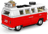 T1 Campingbus Modell, Kreativität Der öffentliche Bus Auto Modellauto Bausatz 2056 Teile