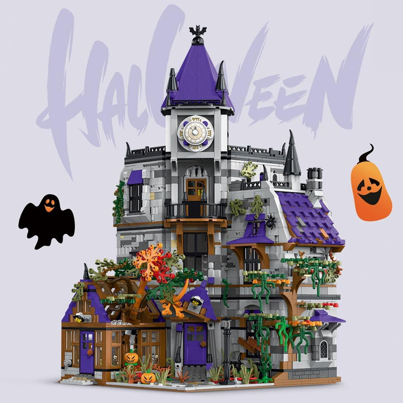 Mittelalterlich Burg Bausteine Set, 4190 Stück Mittelalter haus Modell Set mit Licht, MOC Groß Mittelalterliche Haus Model, Konstruktionsspielzeug Geschenke für Lego Haus