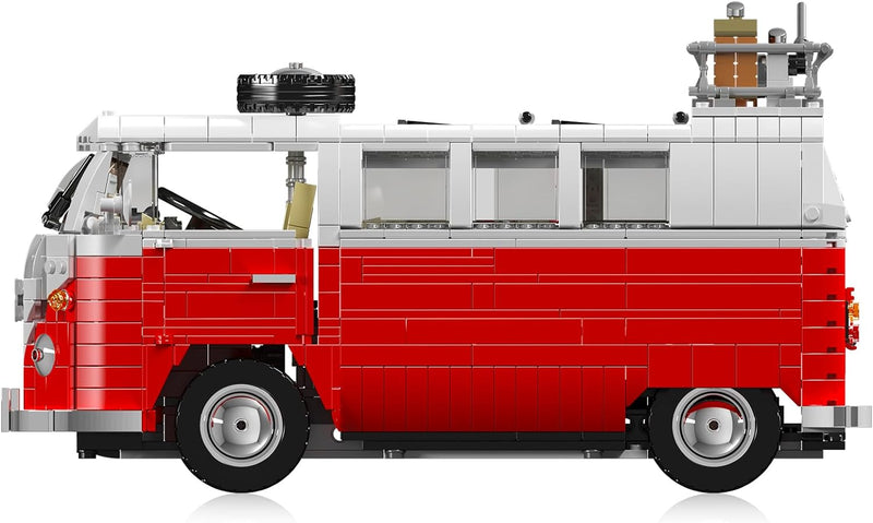 T1 Campingbus Modell, Kreativität Der öffentliche Bus Auto Modellauto Bausatz 2056 Teile