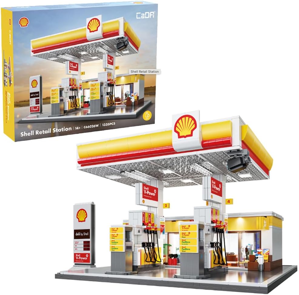 Shell Tankstelle Shell Retail Station - 1222 Teile - CaDa C66026W