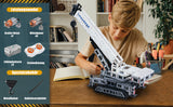 Technik Liebherr 11200 Kran mit 12 Motor, 4000 Teile, Technik Ferngesteuert Raupenkran LKW-Kran Kompatibel mit LEGO Technik