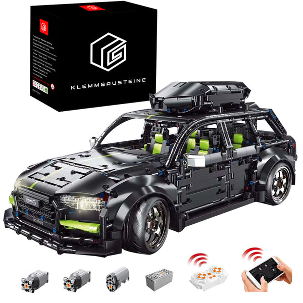 Technik Auto RS6 Avant, TGL T5023, 2896 Teile Technik Technic Ferngesteuert Auto Motorisierte Modell Custom Bausteine Kompatibel mit Lego Technik