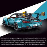 Technik 911 GT2-RS Sportwagen Auto Bausatz, TGL-T5026, 3389 Teile mit 5 Motoren Groß Ferngesteuert Technik Auto Klemmbausteine (Originalverpackung)