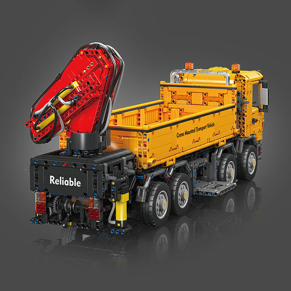 Technik LKW Technik Kipper 17050, Technik Kran LKW Mit 7 M0TOR Set, Technik Kranwagen Modellbau Klemmbausteine Kompatibel mit Lego Technic Auto