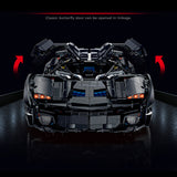 Technik Auto für Lamborghini, 4290+ Teile Technik Auto Ferngesteuert Auto Motorisierte Sportwagen Modellbau Custom Bausteine Kompatibel mit Lego Technik Auto