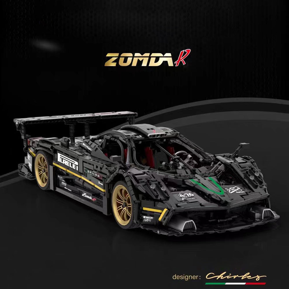 Technik Auto für Pagani Zonda R, 4500+ Teile Technik Auto Technik Sportwagen Modellbau Custom Bausteine Kompatibel mit Lego Technik Auto