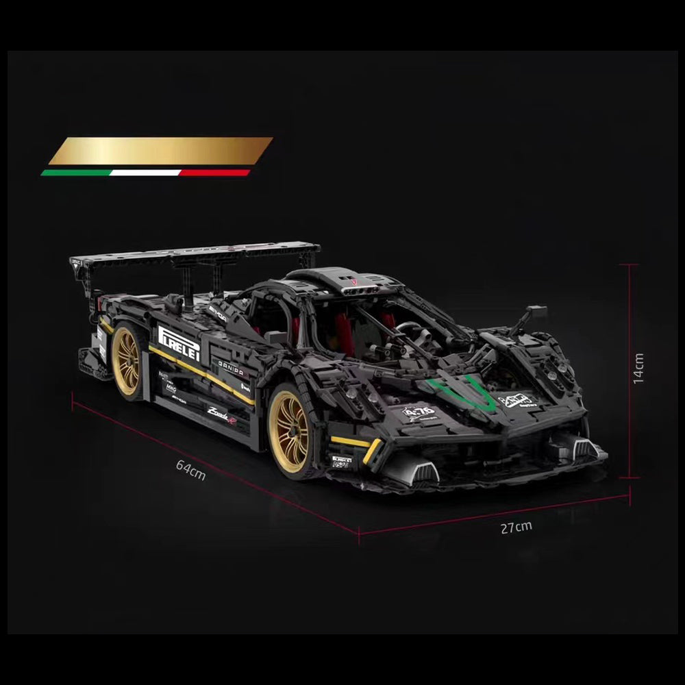 Technik Auto für Pagani Zonda R, 4500+ Teile Technik Auto Technik Sportwagen Modellbau Custom Bausteine Kompatibel mit Lego Technik Auto