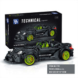 KYLON Technik Auto für Porsche Cayman S, 2800+ Teile Technic Auto Ferngesteuert, Technik Supersportwagen 1:8 Modell Bausatz Kompatibel mit Lego Technik Auto