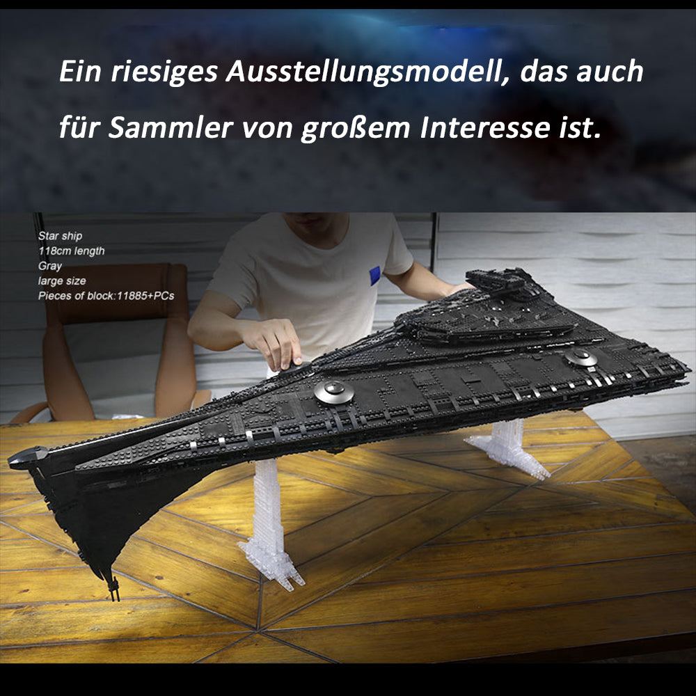 Eclipse Supersternenzerstörer für Lego Star Wars, 10368 Teile Raumschiff Modell Klemmbausteine Bauset Kompatibel mit Lego Star Wars