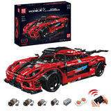 Technik Auto für Koenigsegg, 3063 Teile Technik Auto Ferngesteuert Auto Motorisierte Sportwagen Modellbau Custom Bausteine Kompatibel mit Lego Technik Auto
