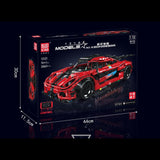 Technik Auto für Koenigsegg, 3063 Teile Technik Auto Ferngesteuert Auto Motorisierte Sportwagen Modellbau Custom Bausteine Kompatibel mit Lego Technik Auto