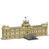 Architecture Louvre Modell, 1352 Teile Louvre Groß MOC Louvre Modellbau Kompatibel mit Lego Architecture Modell