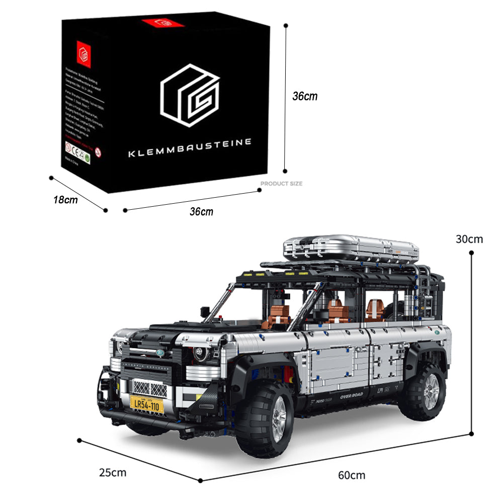 Technik Auto Land Rover Defender 110, 5260 Teile+ Technik Offroader 110 CIassic Bauset, Technik 10620