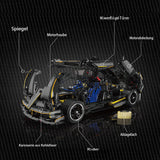Technik Auto für Pagani Huayra Supercar, 4800+ Teile Technik Auto Klassischer Supercar, Technik Auto Bausatz Kompatibel mit Lego Technik Supercar