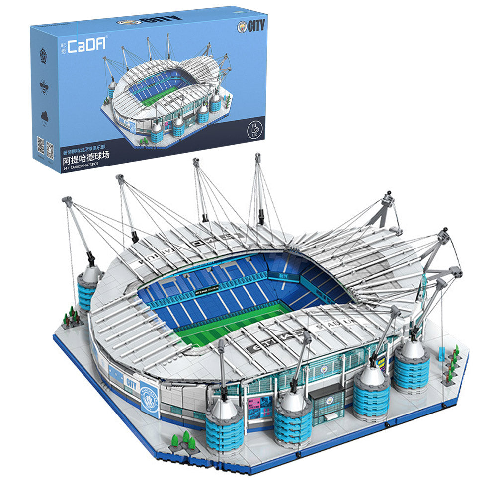 CADA C66022W City of Manchester Stadium Model,  4473 Teile Etihad Stadium Modelbau, Manchester City Stadion-Lizenz