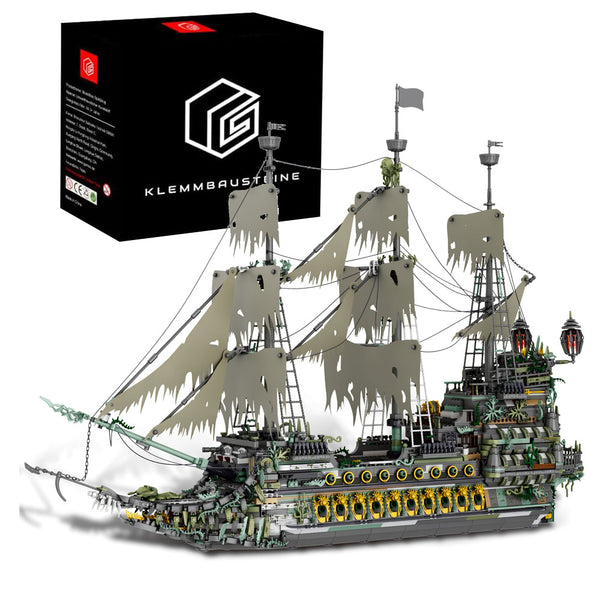 Piratenschiff 66037, Piraten Schiff Modell, 5860+ Teile Segelschiff Modell Piratenschiff groß Modelbau Schiff Klemmbausteine 66037 Modell