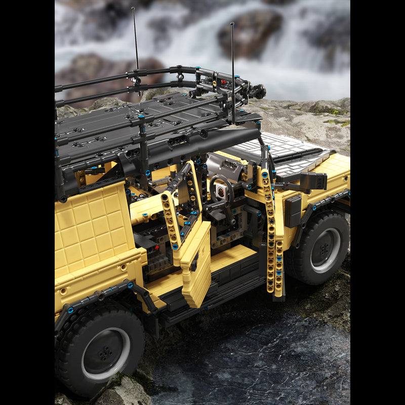 Technik Offroader Ferngesteuert, YC-23029 Technik Auto Ferngesteuert, 3380 Teile Technik Auto Modellbau mit 4 Motoren Bauset Kompatibel mit Lego Technik