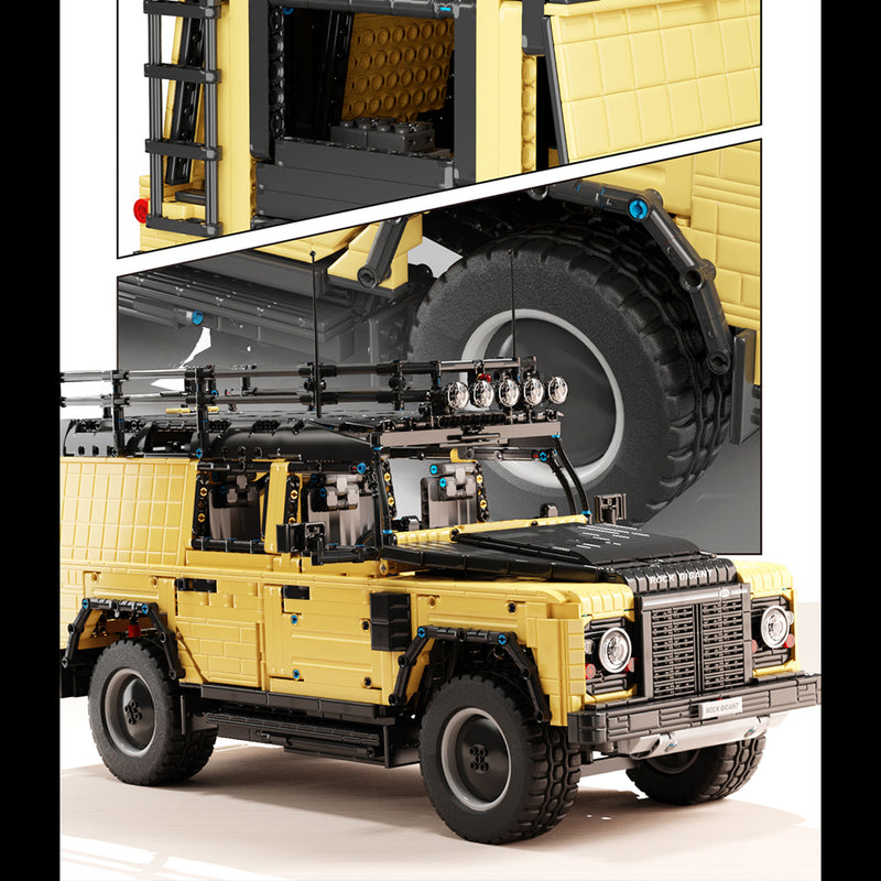 Technik Offroader Ferngesteuert, YC-23029 Technik Auto Ferngesteuert, 3380 Teile Technik Auto Modellbau mit 4 Motoren Bauset Kompatibel mit Lego Technik