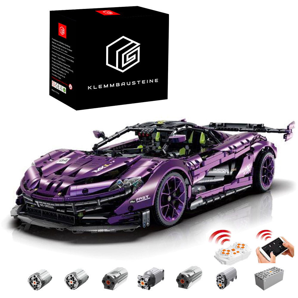 Technik Auto für Mclaren p 1, 3568 Teile Technik Auto Ferngesteuert Auto Motorisierte Sportwagen Modellbau Custom Bausteine Kompatibel mit Lego Technik Auto