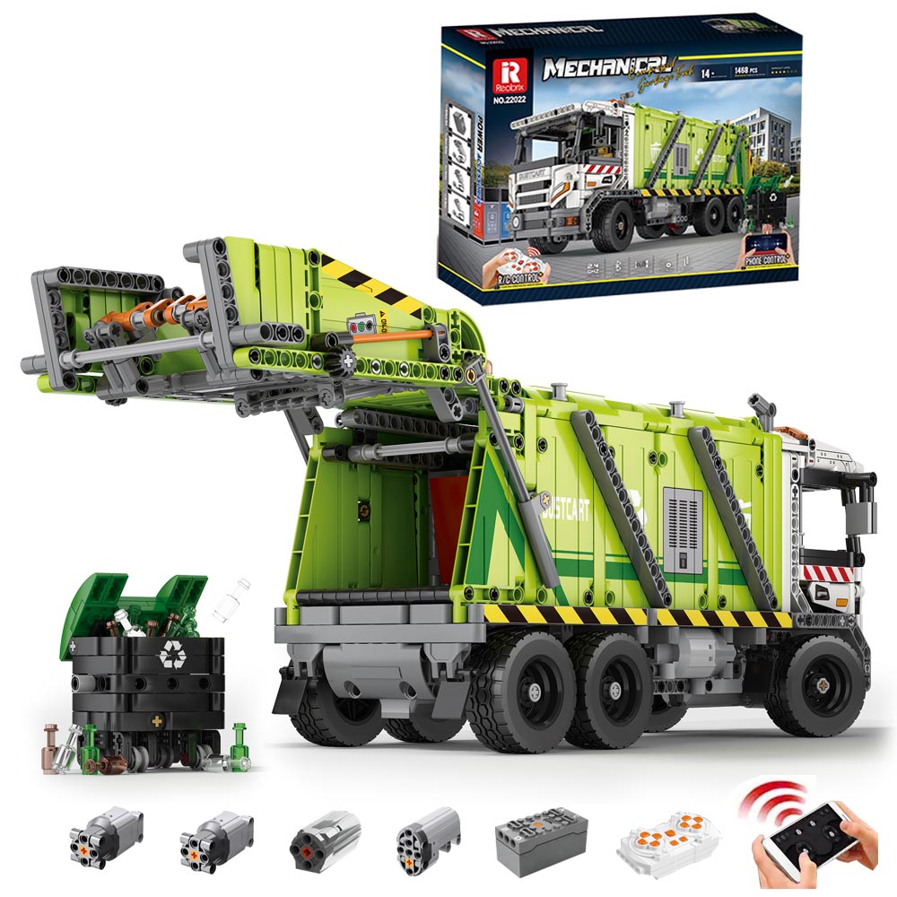 Technik Müllkipper Technik Dumper Modell 22022, Technik LKW Ferngesteuert Technik müllkipper Modell, Technic Ferngesteuert Dumper Modell Bauset Kompatibel mit Lego Technik LKW