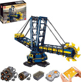 Mould King 17006 Schaufelradbagger, (Fernbedienung & APP-Steuerung R/C) Kleinpartikel-Puzzle-Bagger-Montage-Spielzeug-Set, kompatibel mit Lego-Technologie 4588 PCS