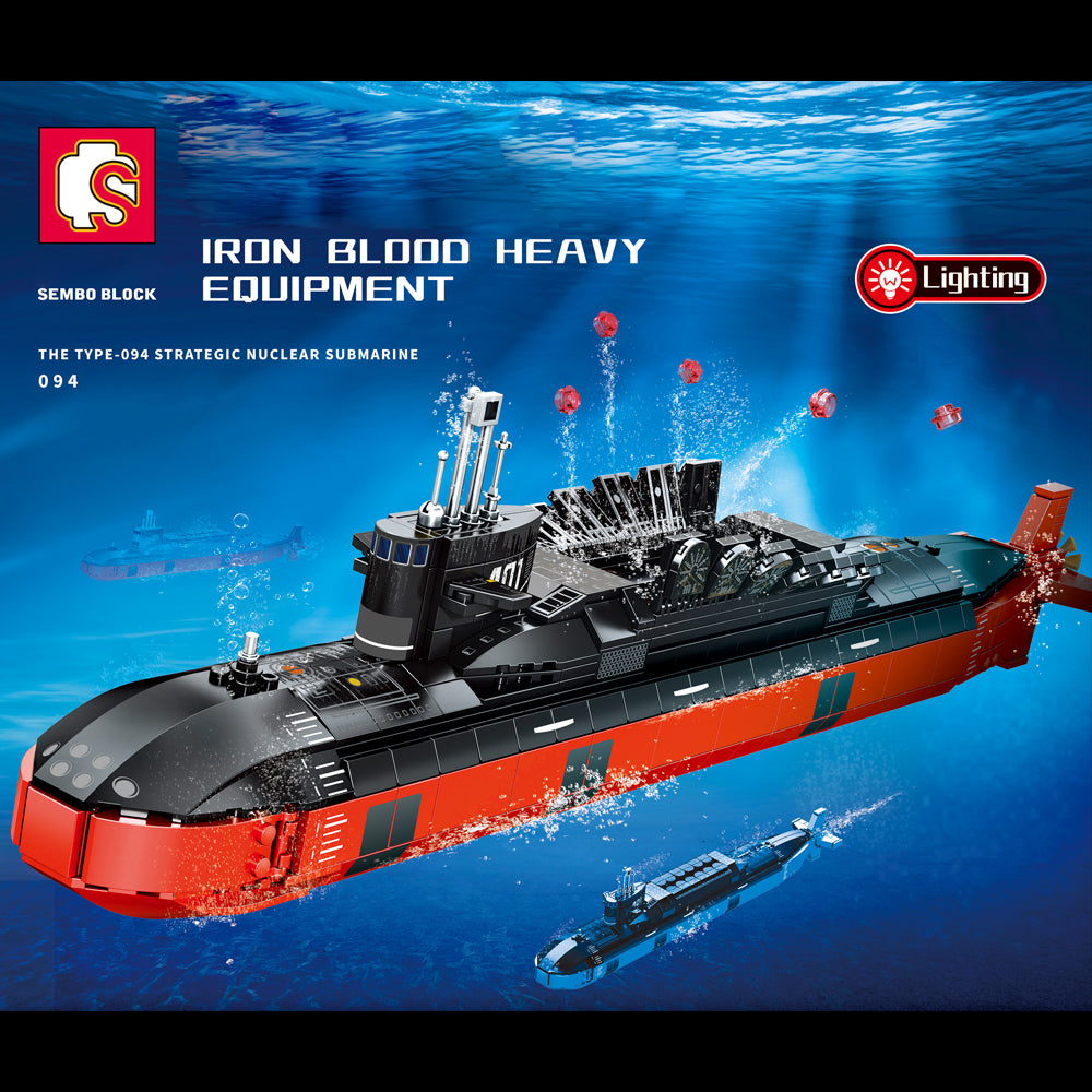 Technik Unterseeboot Modell, Technik 105735 Technik U-Boot Modelbau Kompatibel mit Lego Technik - 996 Teile