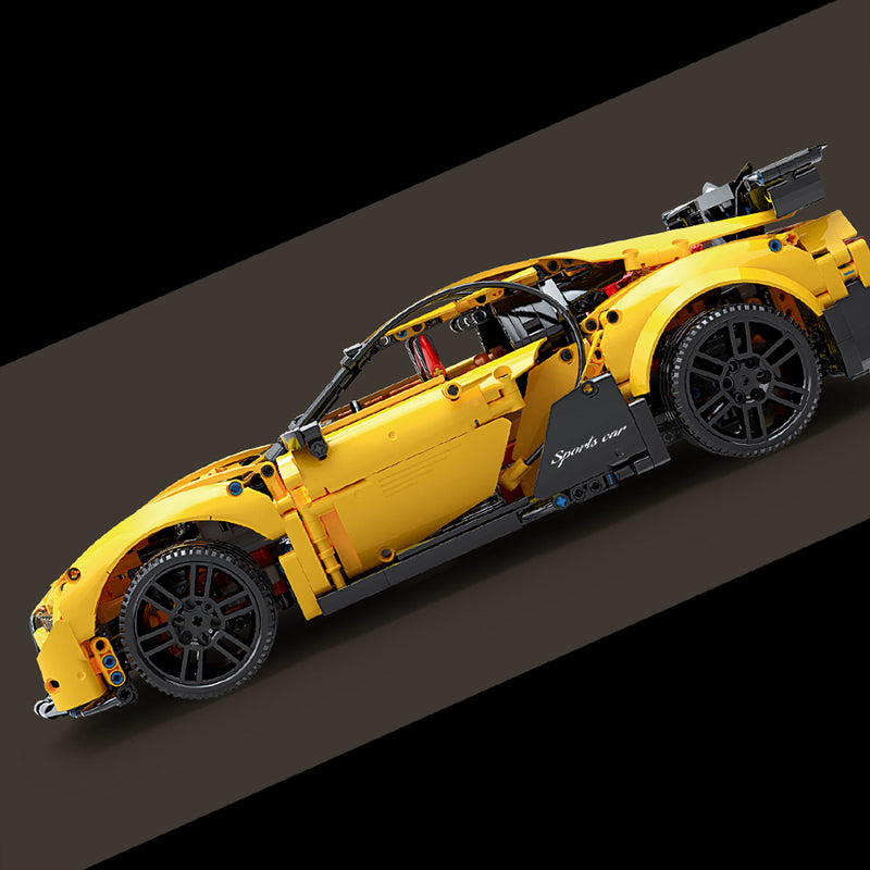 Technik Auto für Bugatti, Technik Ferngesteuert Auto Technik Rennwagen mit Motoren Bauset Kompatibel mit Lego Technik (2003 Teile)