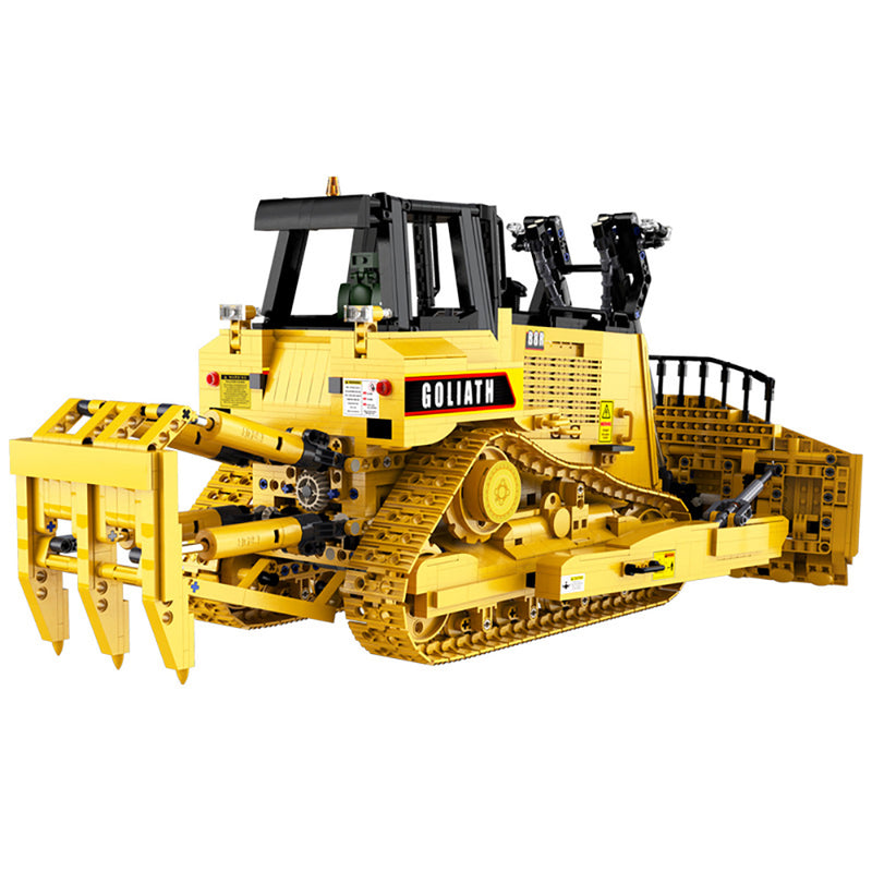 CADA Master C61056w Technik Bulldozer Mit 7 Motoren, 2826 Teile Technic Raupen-Bulldozer groß Bausatz Kompatibel mit Lego Technik