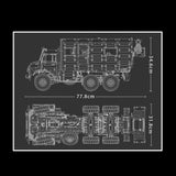 Technik Wohnwagen Ferngesteuert Auto, 6689 Teile Technic Wohnmobil Modell