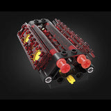 Ferrari 458 Italia Technik Sportwagen Modell, 3380 Teile Technik Rennwagen Modellbausatz, Technik Klemmbausteine Auto Bauset Kompatibel mit Lego Technic