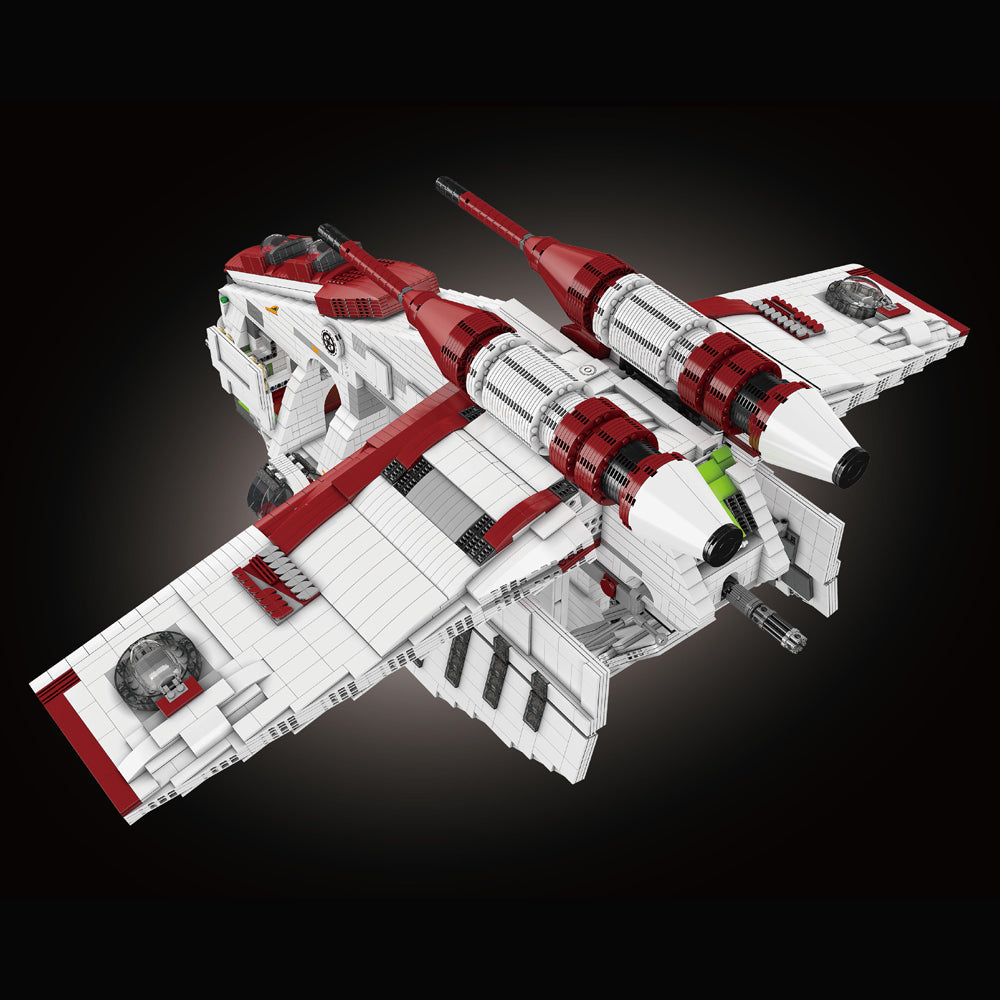 MK 21066 Venator Angriffskreuzer Modell, Republik Angriffskreuzer, 8039 Teile Mega Kreuzer Bausatz Kompatibel mit Lego Star Wars