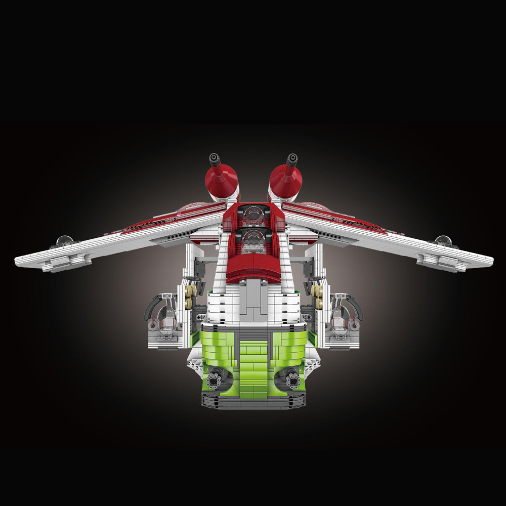 MK 21066 Venator Angriffskreuzer Modell, Republik Angriffskreuzer, 8039 Teile Mega Kreuzer Bausatz Kompatibel mit Lego Star Wars