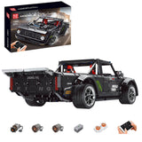 Technik Auto für Ford Pickup Truck, 3695 Teile Technik Sportwagen Motorisierte Modell, MK 13082 Technik Ferngesteuert Auto Custom Bausteine Kompatibel mit Lego Technik