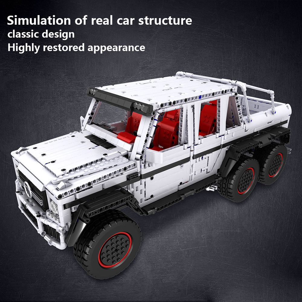 Technik Ferngesteuert Auto, 3688 Teile Technic Geländewagen 6X6 Modell