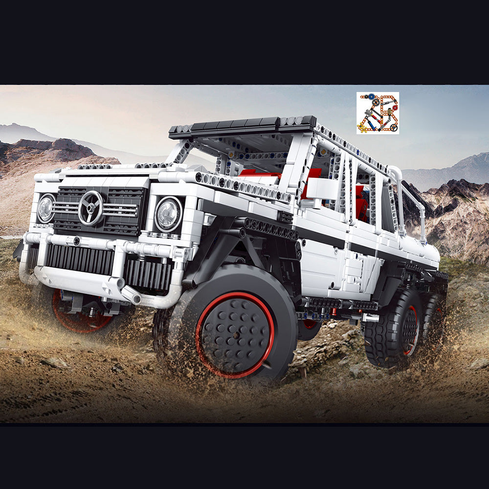 Technik Ferngesteuert Auto, 3688 Teile Technic Geländewagen 6X6 Modell