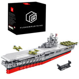 Technik Flugzeugträger Technik Schiff Modell, 1487 Teile Technik CV-8 Schlachtschiff Custom Bausteine Kompatibel mit Lego Technik