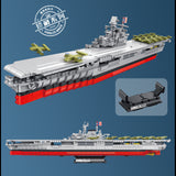 Technik Flugzeugträger Technik Schiff Modell, 1487 Teile Technik CV-8 Schlachtschiff Custom Bausteine Kompatibel mit Lego Technik