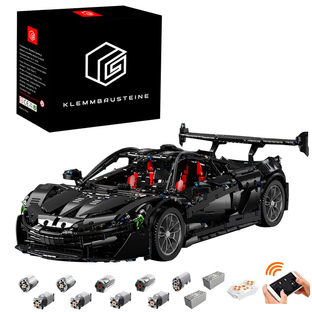 Technik Auto für Mclaren P1 Modell, 3686 Teile Technik Sportwagen Ferngesteuert Auto Motorisierte Modell, Custom Bausteine Kompatibel mit Lego Technik