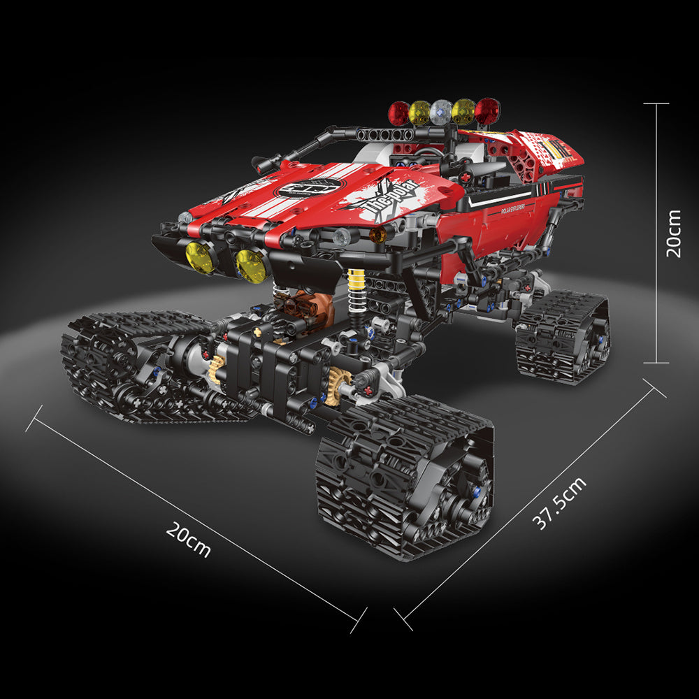 Technik Buggy mit Motoren, App-Kontroller, 1381 Teile Technik Ferngesteuert Auto 4x4 Offroader Modell Bausatz Kompatibel mit Lego Technik