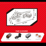 Technik Motorrad MK 23010, Technik Motorrad Ferngesteuert, 853 Teile Technic Motorrad Motorisierte Modell mit Motoren, Custom Bausteine Kompatibel mit Lego Technik