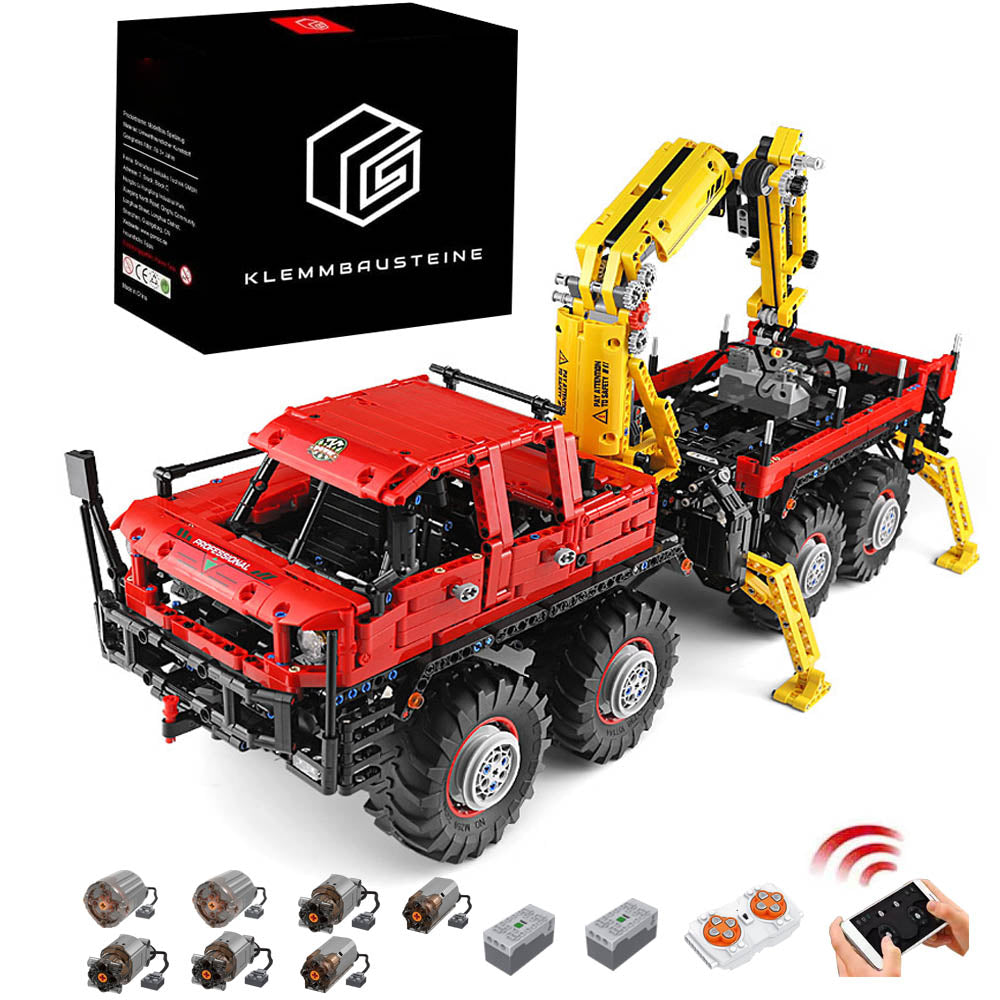 Technik Offroad LKW 8X8, Technic Ferngesteuert LKW Mit Kran Modell