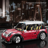 Technik Auto für BMW Mini Cooper S, Technik Ferngesteuert Auto Technik Sportwagen mit Motoren Bauset Kompatibel mit Lego Technik (2292 Teile)