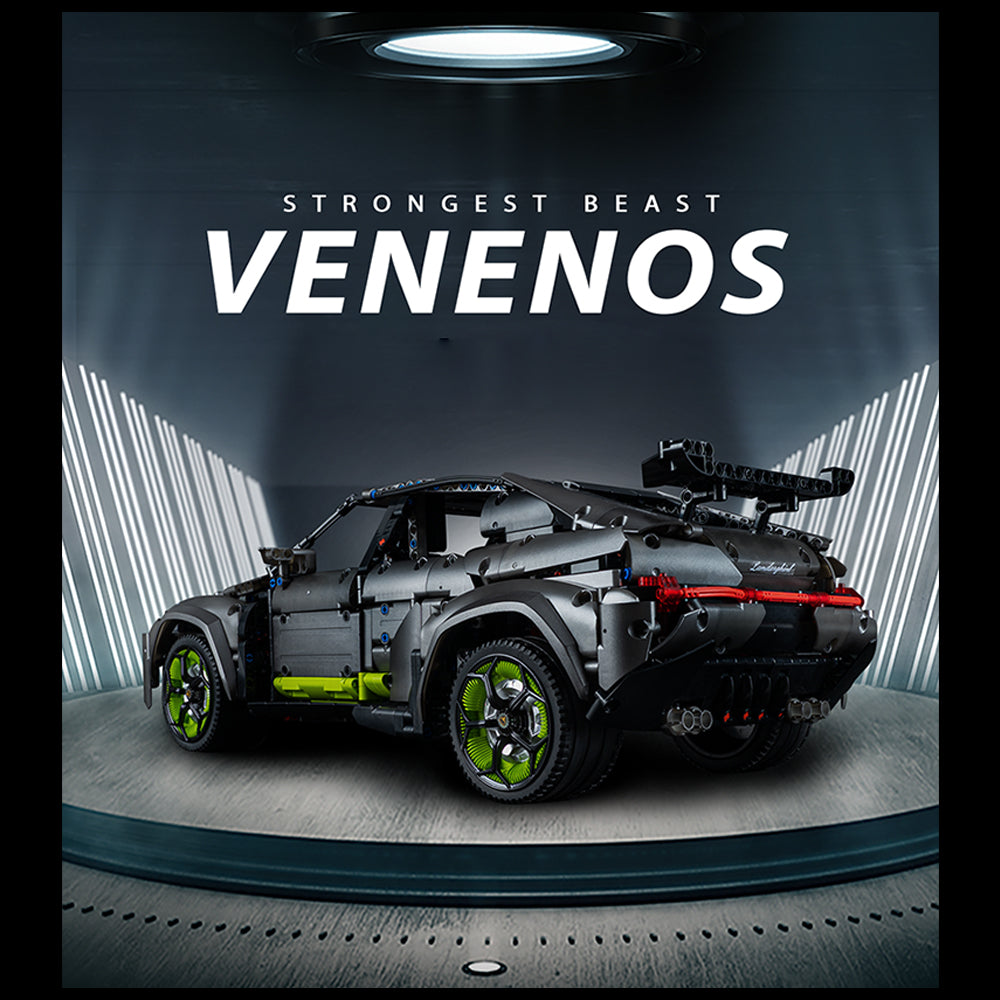 Technik Auto für Lamborghini Urus Modell, 3251 Teile Technic Auto Ferngesteuert Auto Motorisierte SUV Modellbau Custom Bausteine Kompatibel mit Lego Technik Auto